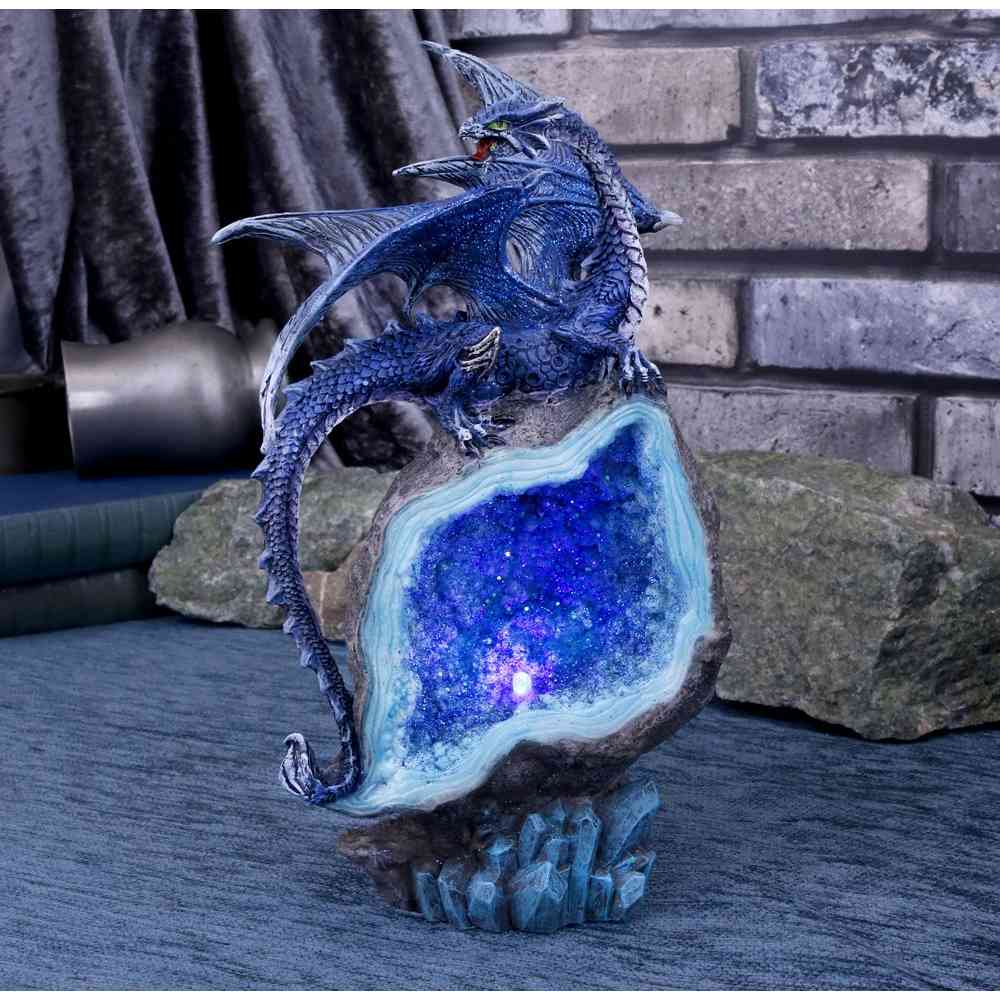 Nemesis Now - Cobalt Custodian Figurine - Lights up - Blue